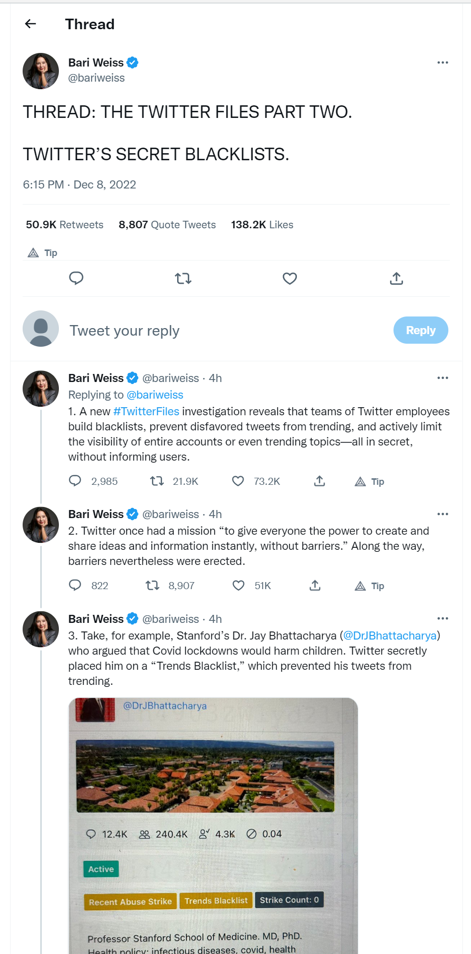 Twitter Files: Shadow banning Conservatives 22