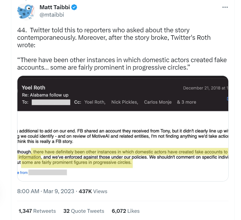TWITTER FILES Pt. 17 - Statement to Congress - THE CENSORSHIP-INDUSTRIAL COMPLEX